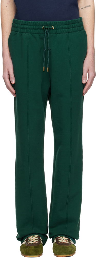 Tepláky Casablanca Diamond Logo Patch Sweatpants Zelené | MPS25-JTR-051-01, 0