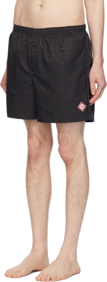 Plavky Casablanca Casablanca Jacquard Swim Shorts Čierna | MPS25-TR-224-04, 3