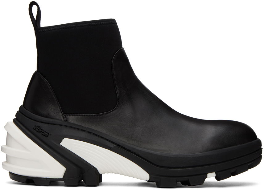 Tenisky a topánky 1017 ALYX 9SM 1017 ALYX 9SM Leather Mid Chelsea Boots Čierna | AAUBO0059LE02, 0