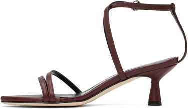 Doplnky Aeyde Aeyde Maeve Leather Heeled Sandals Vínová | A11-HS-PRAR55ST156-SS25-955-007, 2