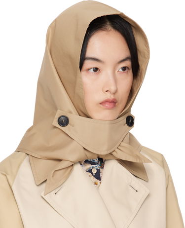 Šál Max Mara Weekend Max Mara Spiga Cotton Hood Béžová | 2515571074600, 1