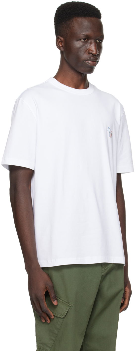 Tričko Paul Smith PS Paul Smith Zebra T-Shirt Biela | M2R-220X-M21816-01, 1