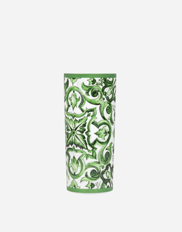 Home decor Dolce & Gabbana Ornate Pattern Cylindrical Porcelain Vase Rôznofarebný | TCC196TCAMZUV011, 3