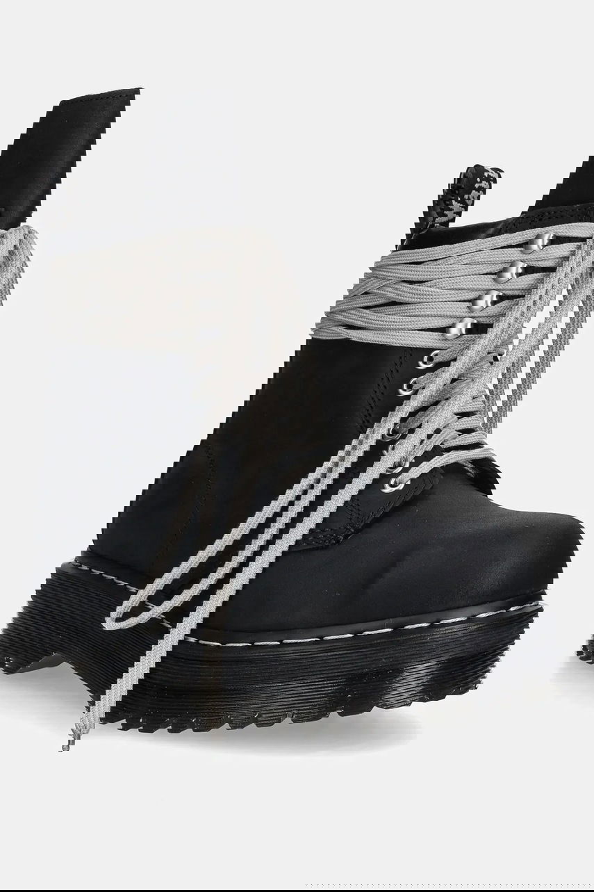 Tenisky a topánky Rick Owens Rick Owens DRKSHDW x Dr. Martens Quad Sole Steel Toe Platform Boot Čierna | DW02E6813.9001, 0