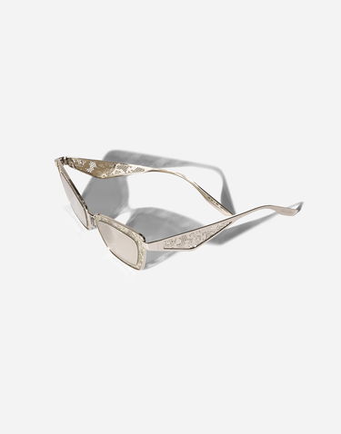 Slnečné okuliare Dolce & Gabbana Dolce & Gabbana DG Lace Sunglasses Metalická | VG2311VA50V9V000, 3