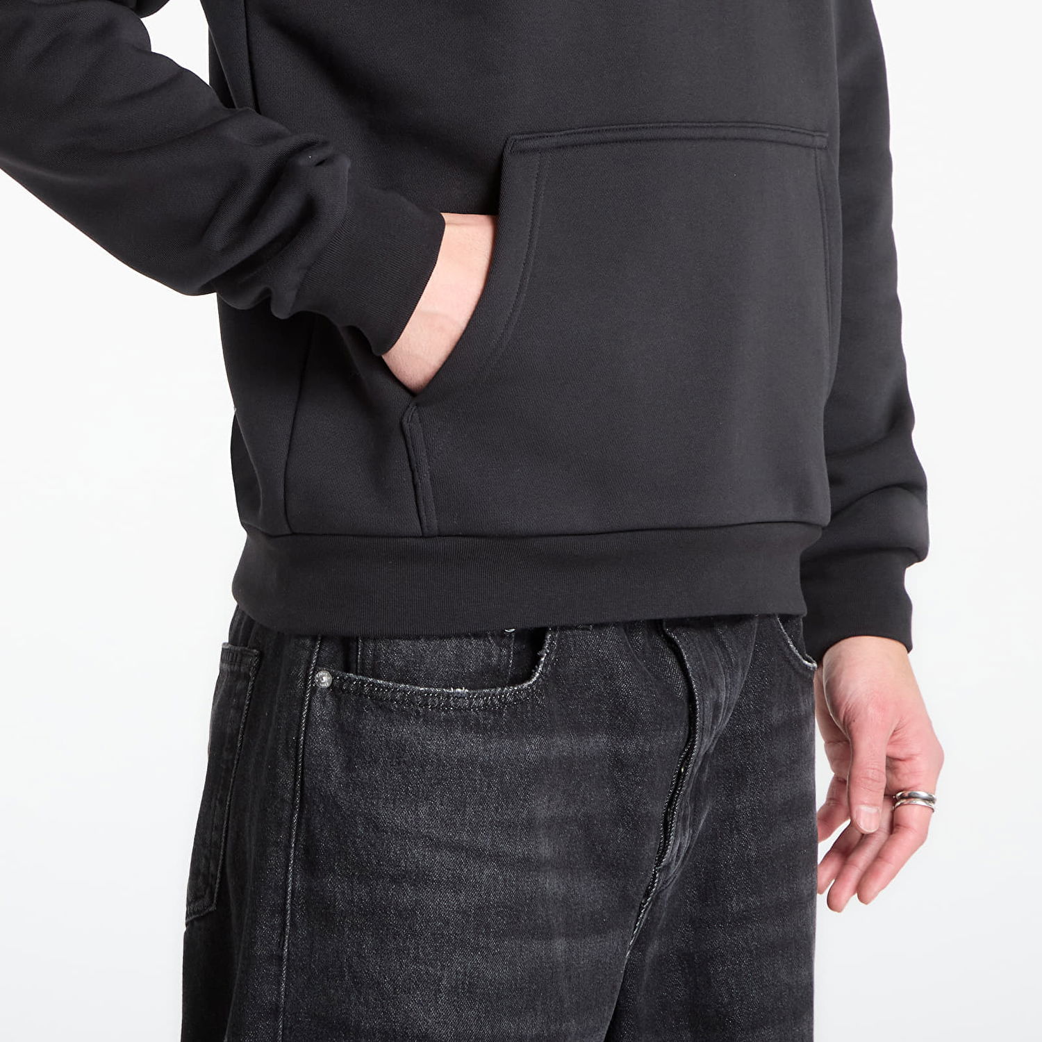 Mikina adidas Originals Monogram Trefoil Hoodie Čierna | KD1358, 1