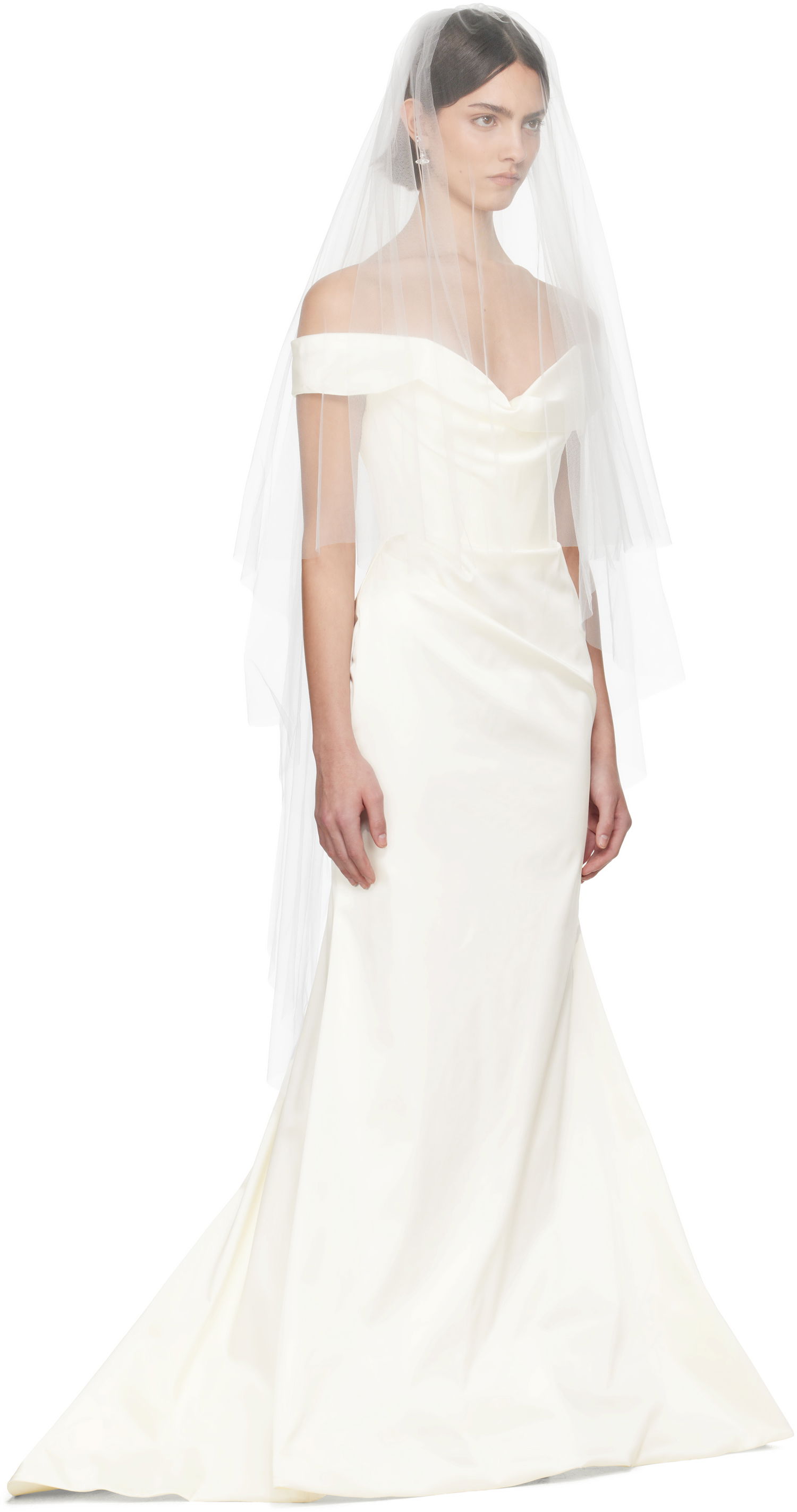Šaty Vivienne Westwood Vivienne Westwood Bridal Capsule Classic Ballerina Veil Biela | 8108000J-C0034-, 1