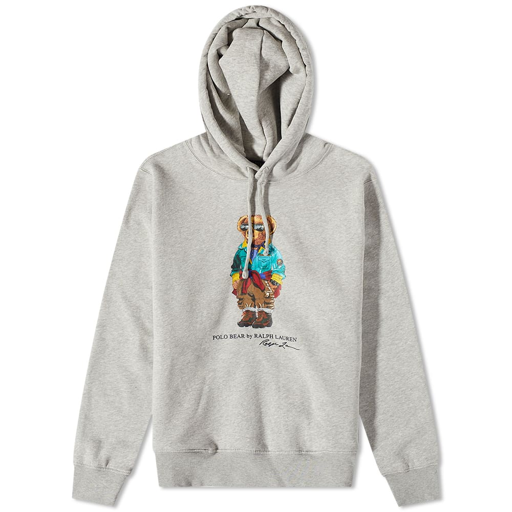 Mikina Polo by Ralph Lauren Outdoor Bear Popopver Hoody Šedá | 710853309021, 0