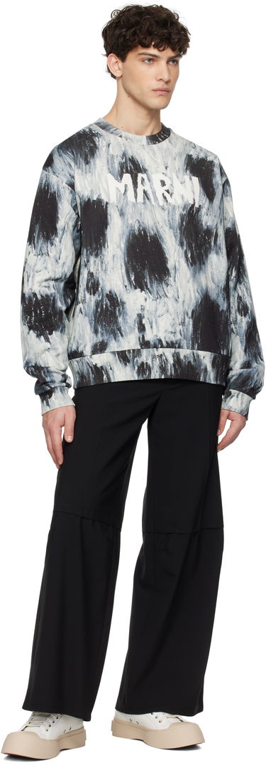 Mikina Marni Marni Scribble Logo Organic Sweatshirt Rôznofarebný | FUMU0074PR USS023, 3