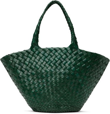 Tote bag Dragon Diffusion Dragon Diffusion Egola Woven Leather Tote Zelené | 8026, 0