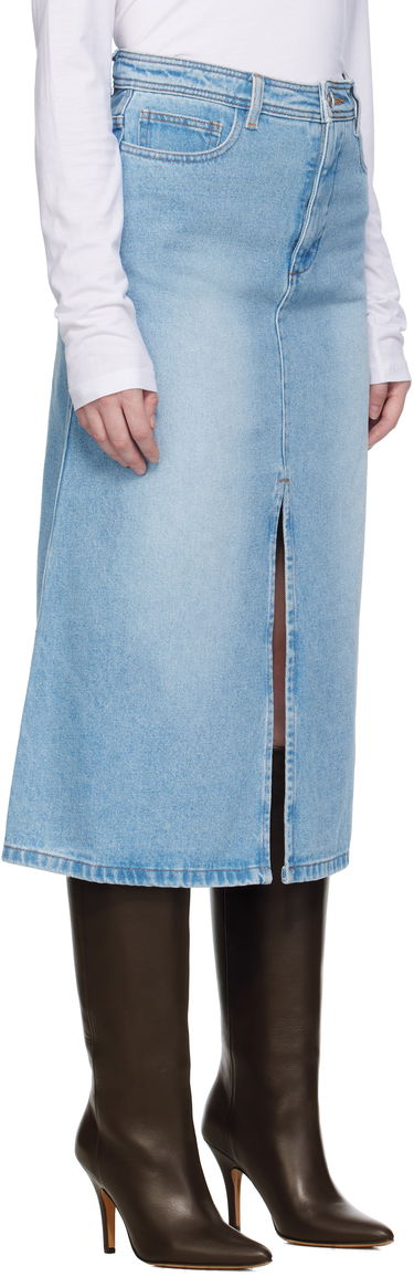 Sukňa A.P.C. A.P.C. Georgia Denim Midi Skirt Modrá | COHIC-F06423, 1