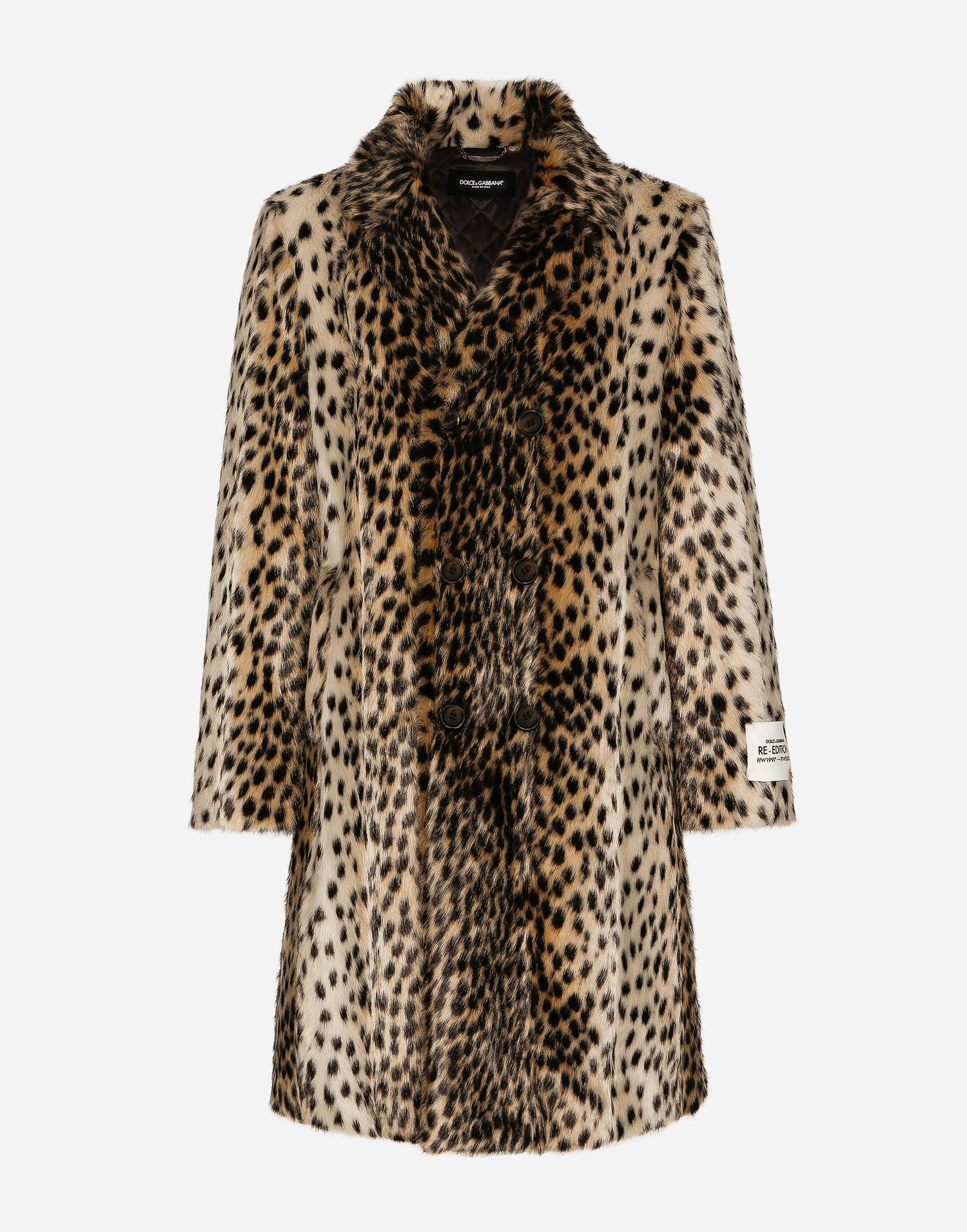 Kabáty Dolce & Gabbana Dolce & Gabbana Lynx-Effect Faux Fur Coat Rôznofarebný | G038TTFJPAFS8350, 0