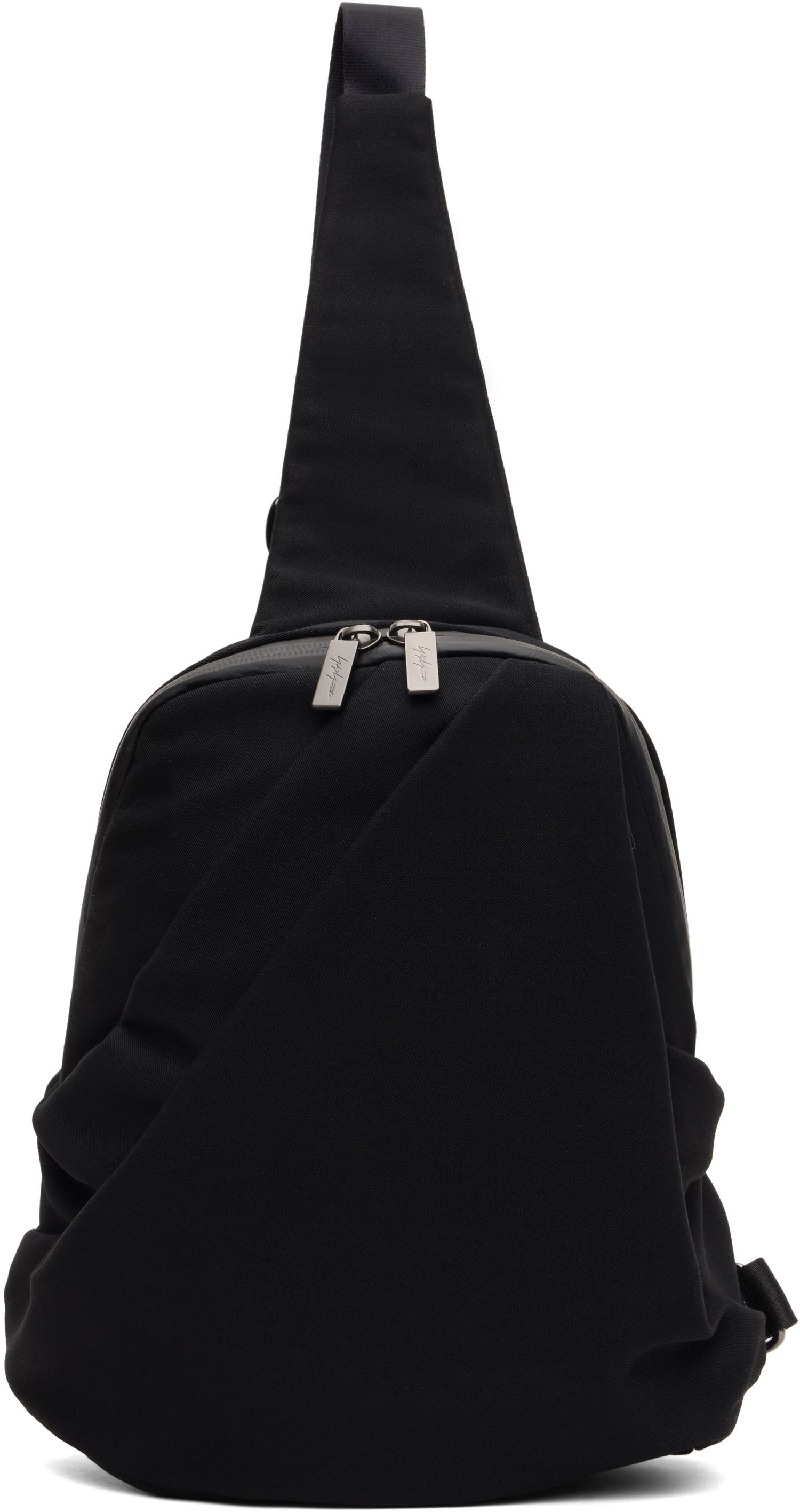 Taška cez rameno Yohji Yamamoto YOHJI YAMAMOTO Tuck Sling Backpack Čierna | HP-I06-860, 0