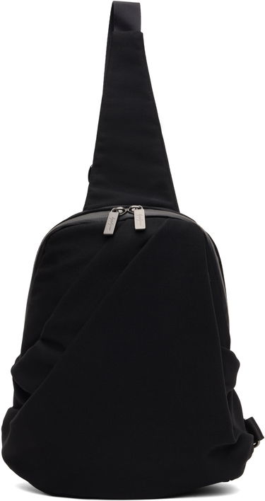 Taška cez rameno Yohji Yamamoto YOHJI YAMAMOTO Tuck Sling Backpack Čierna | HP-I06-860, 0