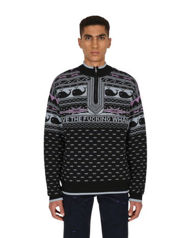 Sveter PHIPPS Save the Whales Sweater Čierna | X012MA2K0004 01001, 0