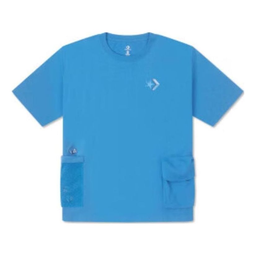Tričko Converse Summer Drink Pocket T-Shirt Modrá | 10027225-A03, 0