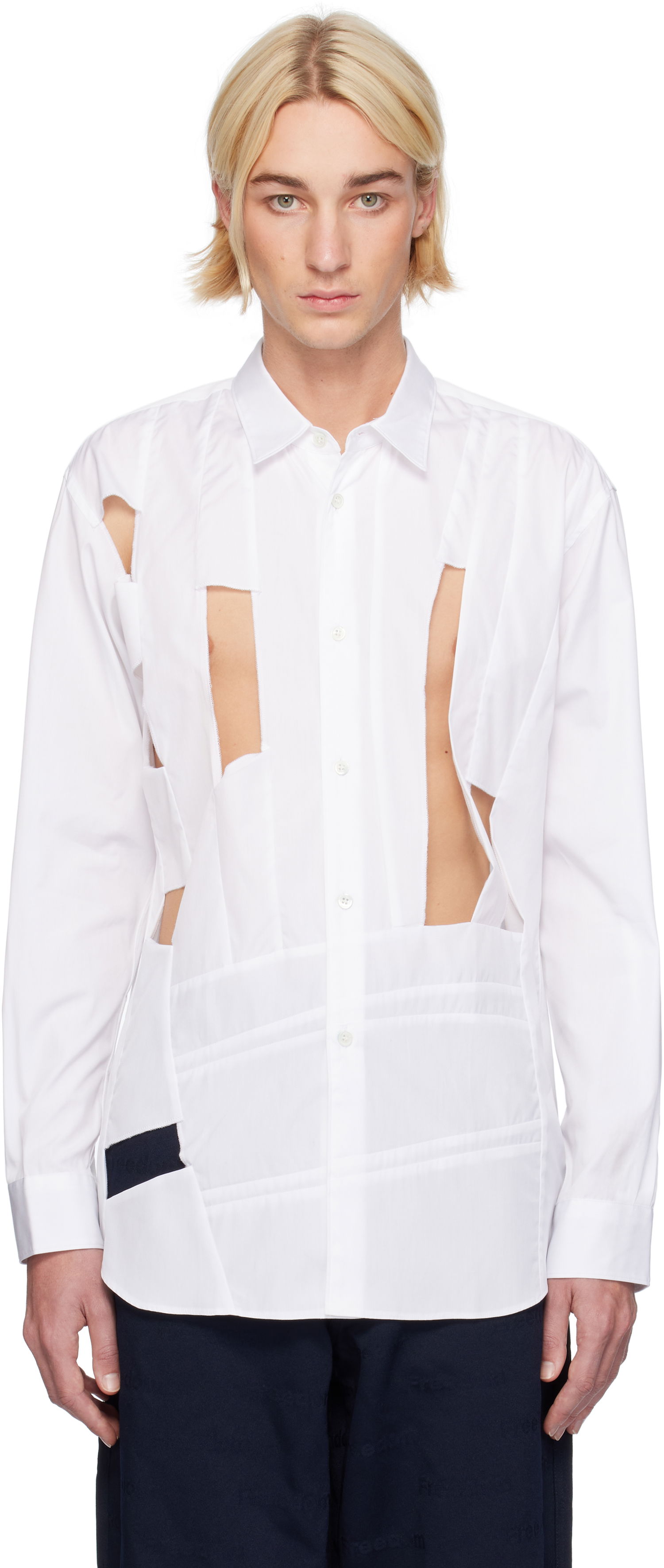 Košeľa Comme des Garçons Cutout Shirt Biela | FN-B032-051, 0