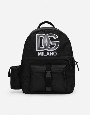 Batoh Dolce & Gabbana Dolce & Gabbana Nylon Backpack with Mesh Pocket Čierna | EM0125AB20580999, 0