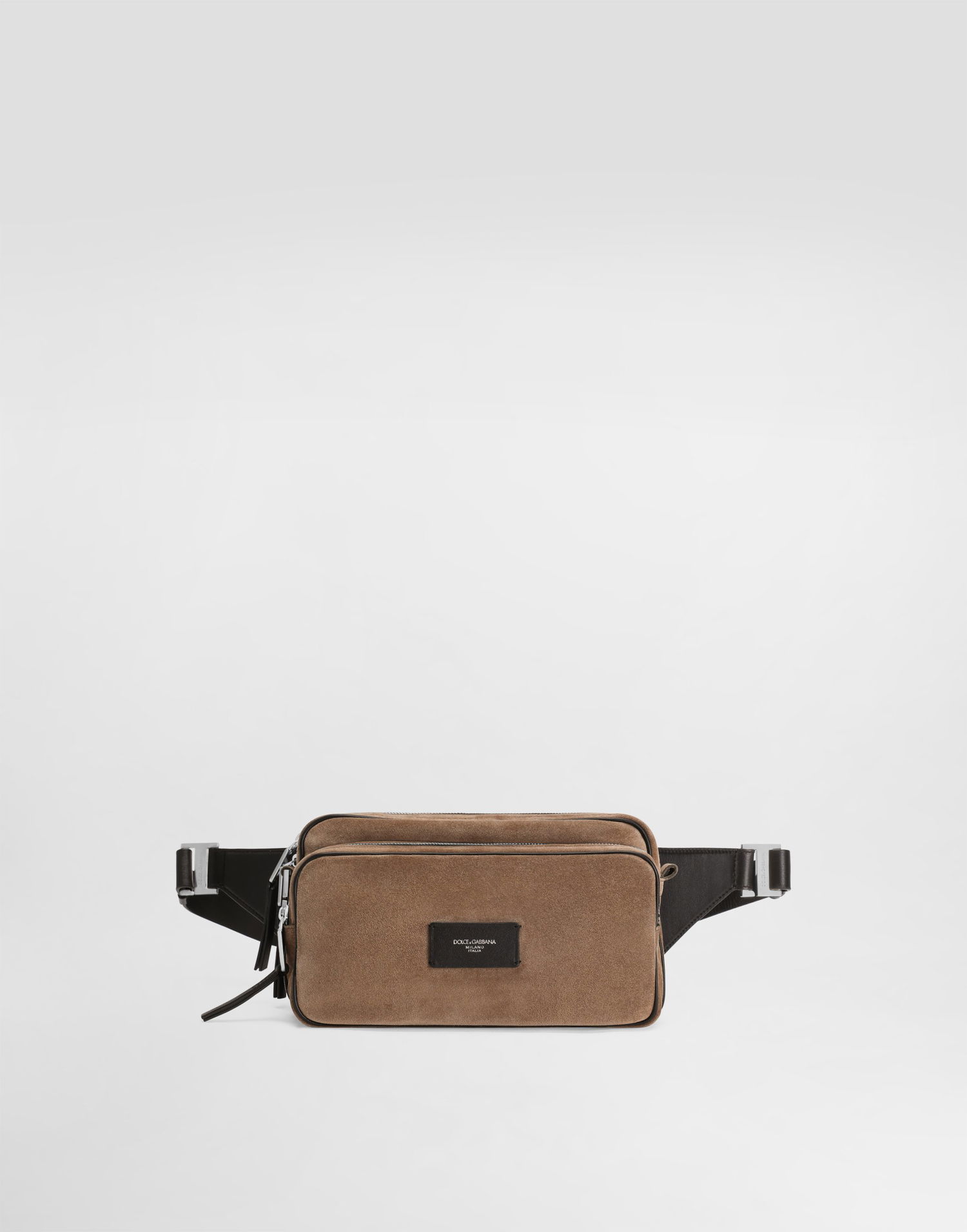 Ľadvinka Dolce & Gabbana Dolce & Gabbana Leather and Split Calfskin Belt Bag Béžová | BM2527AG0698M067, 0