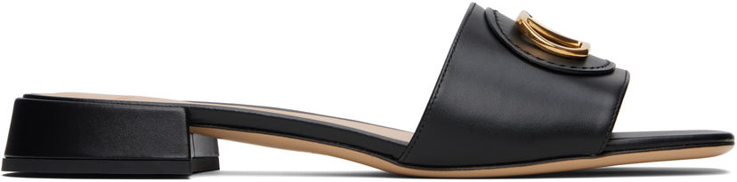 Tenisky a topánky Valentino Garavani VLogo Signature Slide Sandals Čierna | 6W0S0LT0DSH