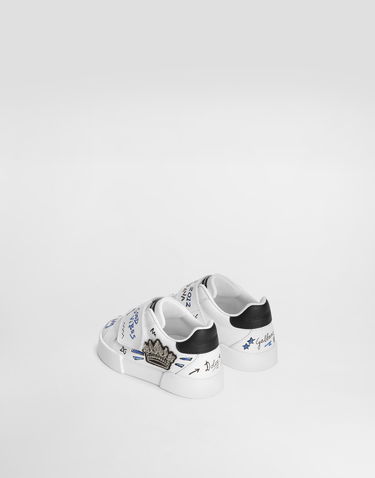 Tenisky a topánky Dolce & Gabbana Portofino Light Lambskin First Steps (19-26) Biela | DN0135AH494HWF57, 2