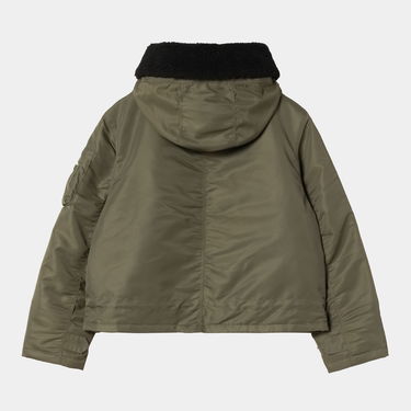 Parka Carhartt WIP Oltera Hooded Jacket with Sherpa Lined Hood Zelené | I035318_9, 1