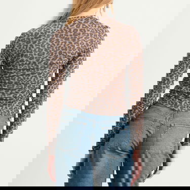 Tričko Anine Bing Sylvie Long Sleeve T-Shirt Béžová | A-08-12304-MTL59, 3