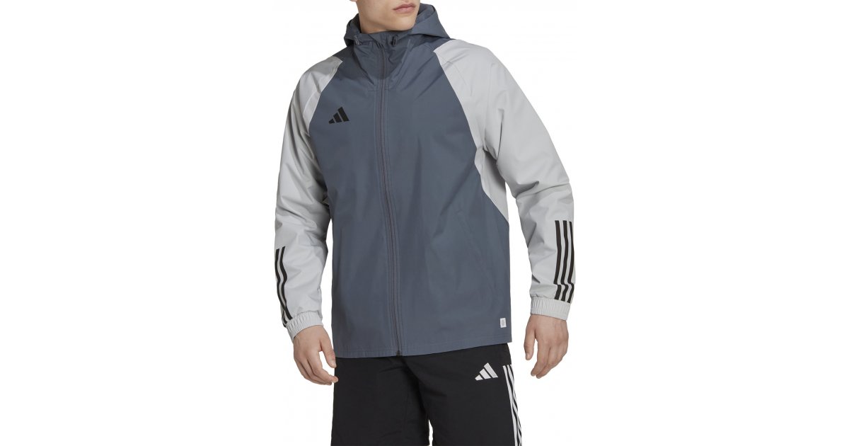 Bunda adidas Originals Tiro 23 Competition All-Weather Jacket Šedá | hu1320, 1