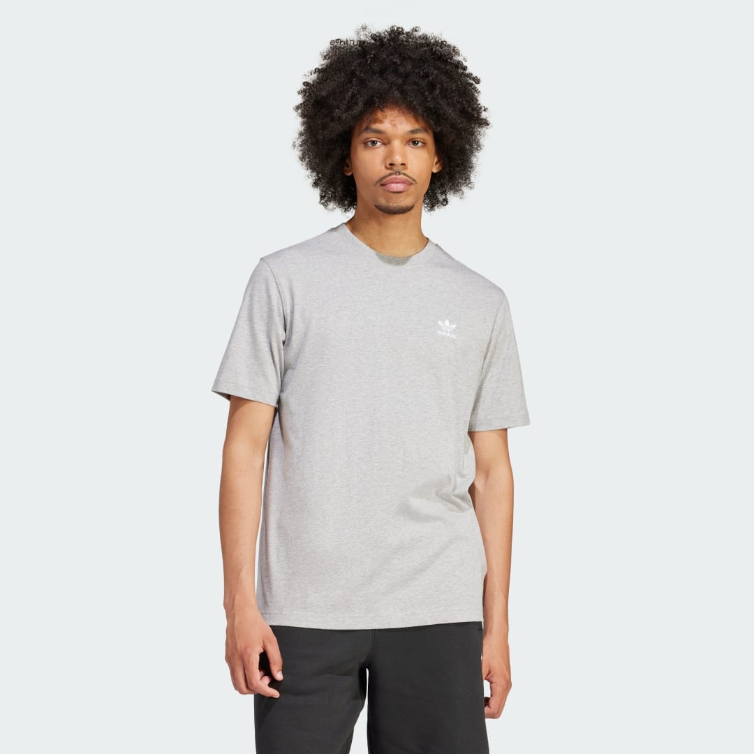 Tričko adidas Originals Trefoil Essentials T-shirt Šedá | IR9692, 0