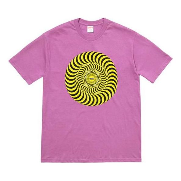 Tričko Supreme Spitfire Classic Swirl T-Shirt Ružová | SUP-SS18-454