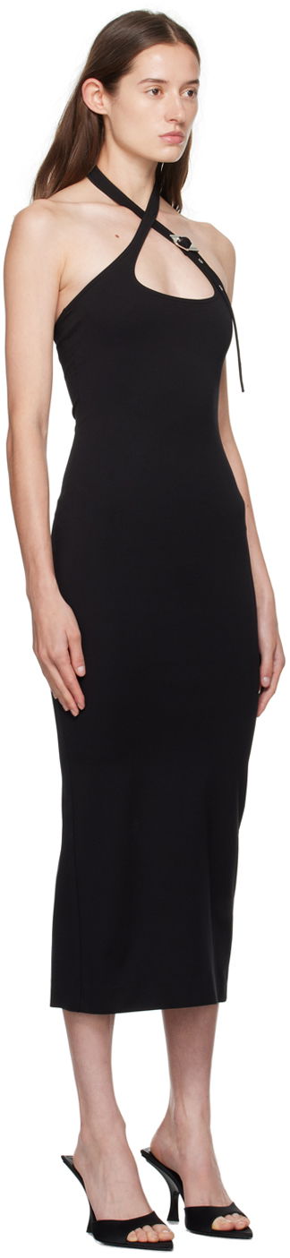 Šaty The Attico Attico Halter Neck Midi Dress Biela | 241WCM102 RY02, 4