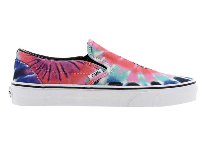 Tenisky a topánky Vans Classic Slip-On Tie-Dye Skeleton Rose Rôznofarebný | VN0A38F7VKI, 0