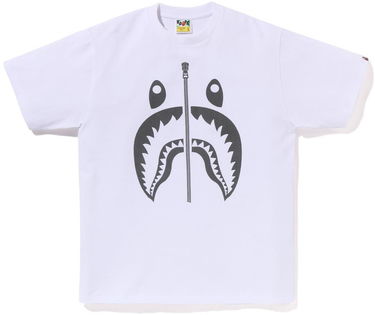 Košeľa BAPE Bape Pigment Shark Tee White Biela | 001TEJ301023M-WHT, 0