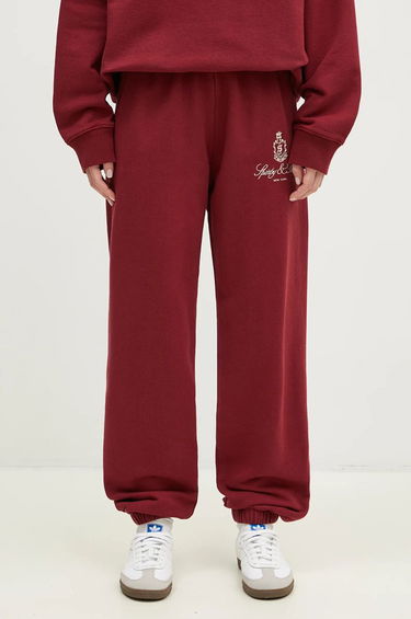 Sveter Sporty & Rich Sporty & Rich Vendome Embroidered Sweatshirt Vínová | ST071506205RE10, 1