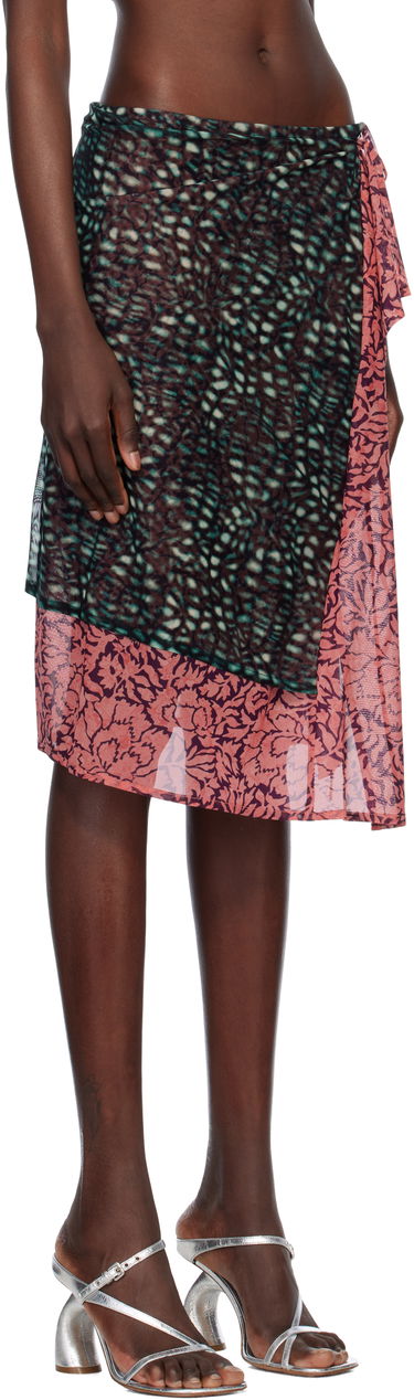Sukňa Dries Van Noten Dries Van Noten Double Layered Midi Skirt Rôznofarebný | 251-011164-1619, 4