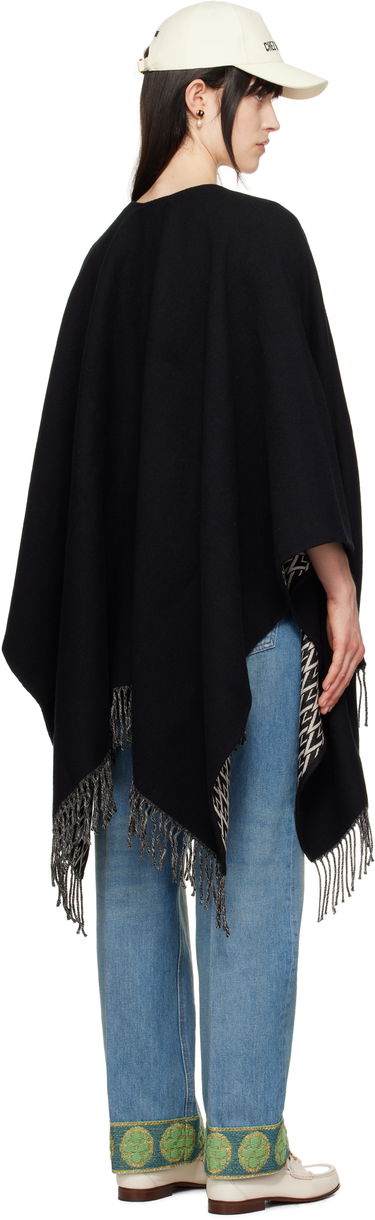 Crop Top Valentino Valentino Garavani Double Toile Iconographe Fringed Cape Červená | 6W2EG019LJX, 2