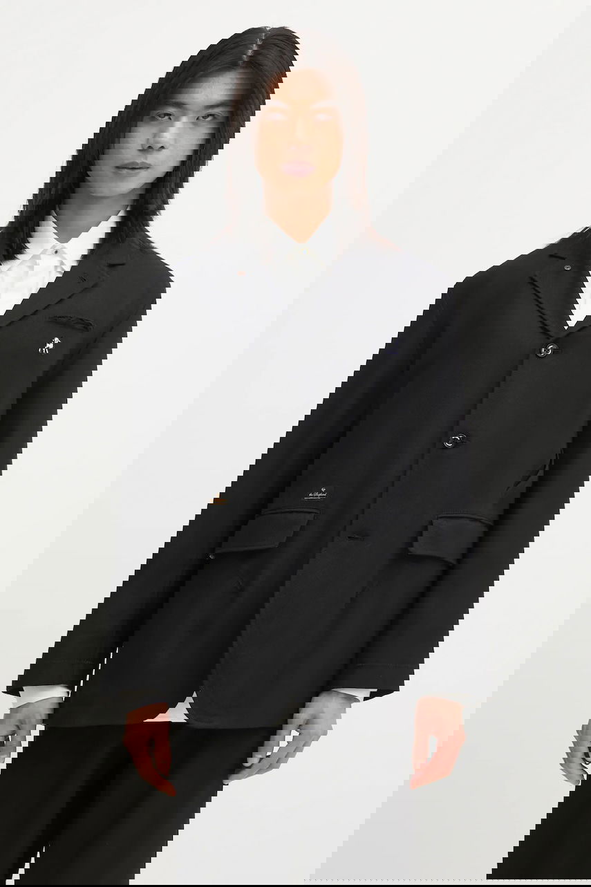 Bunda UNDERCOVER Embroidered Detail Wool Blazer Čierna | US2E4192, 0