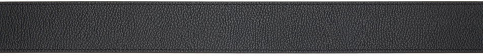 Opasok Burberry Leather Belt With Metal Monogram Buckle Čierna | 8066651, 1