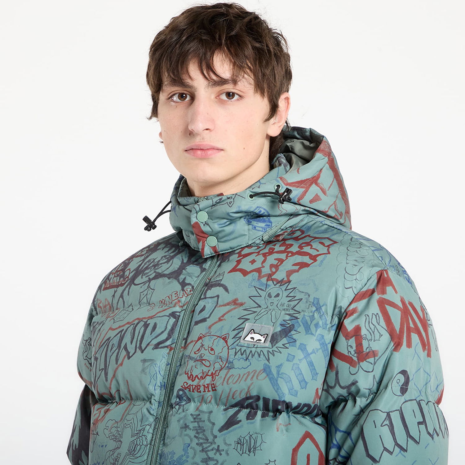 Prešívaná bunda RIPNDIP Marker Puffer Jacket Rôznofarebný | RNDHOL25100, 1