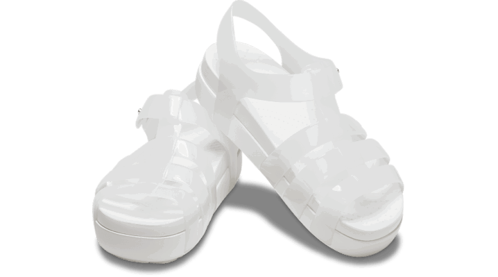 Tenisky a topánky Crocs Splash Glossy Fisherman Sandals W Biela | 209267-100, 1