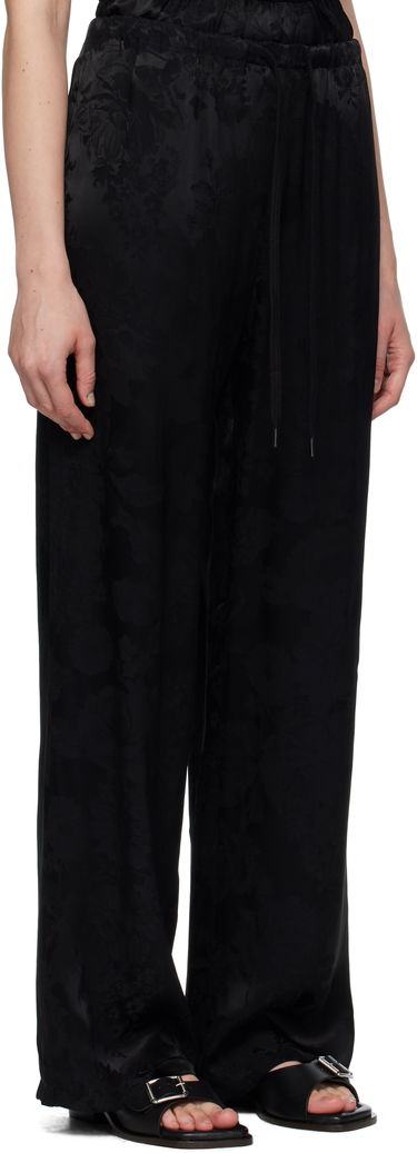 Nohavice Maison Margiela MM6 Maison Margiela Jacquard Wide-Leg Trousers Čierna | S52KA0551 M35471, 1