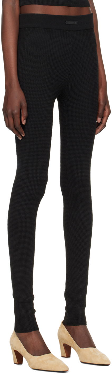 Legíny Fear of God Fear of God ESSENTIALS Waffle Leggings Čierna | 192BT247270FW, 1