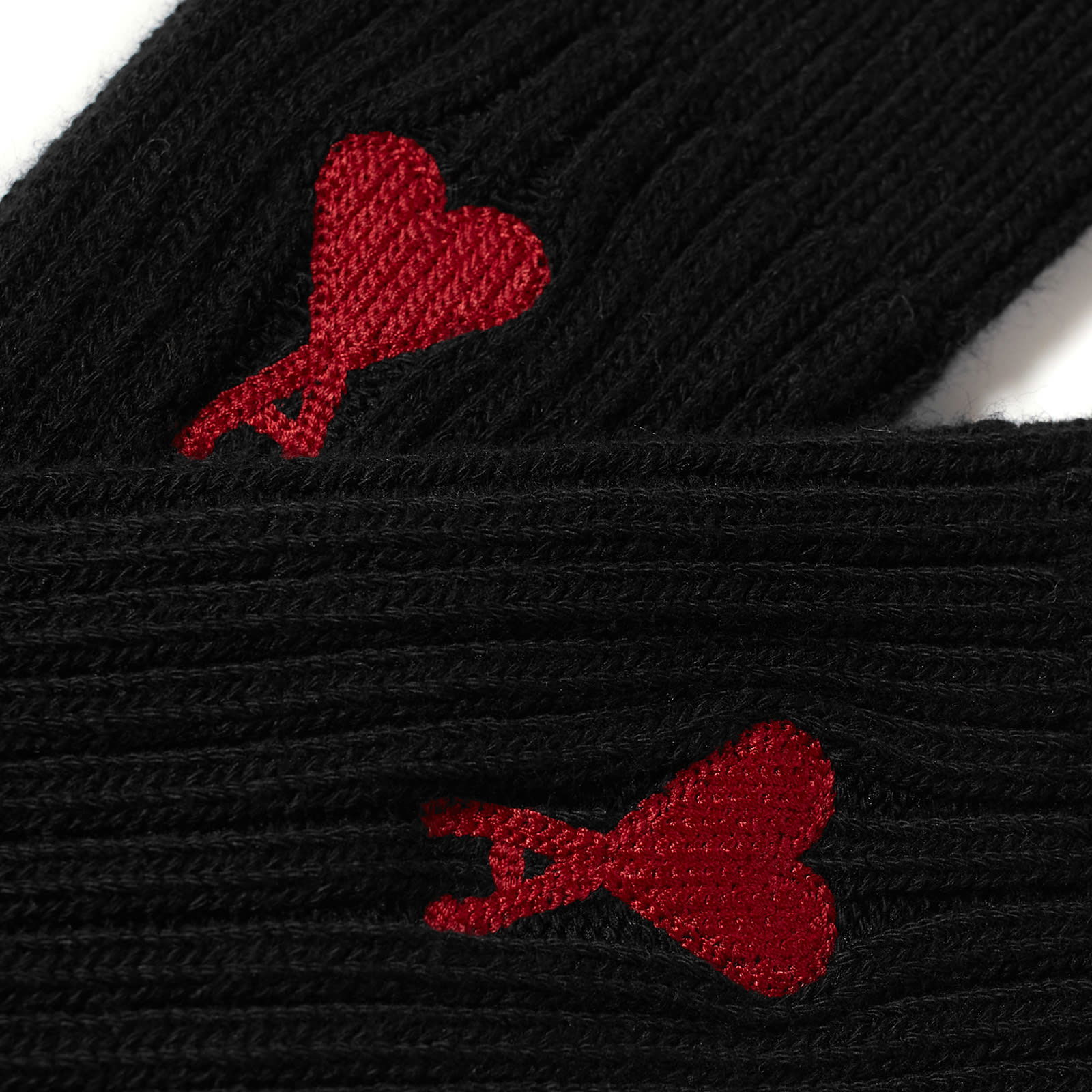 3 Pack A Heart Ribbed Socks