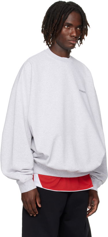 Mikina VETEMENTS Vetements Logo Oversized Sweatshirt Šedá | UH76CW100G, 4