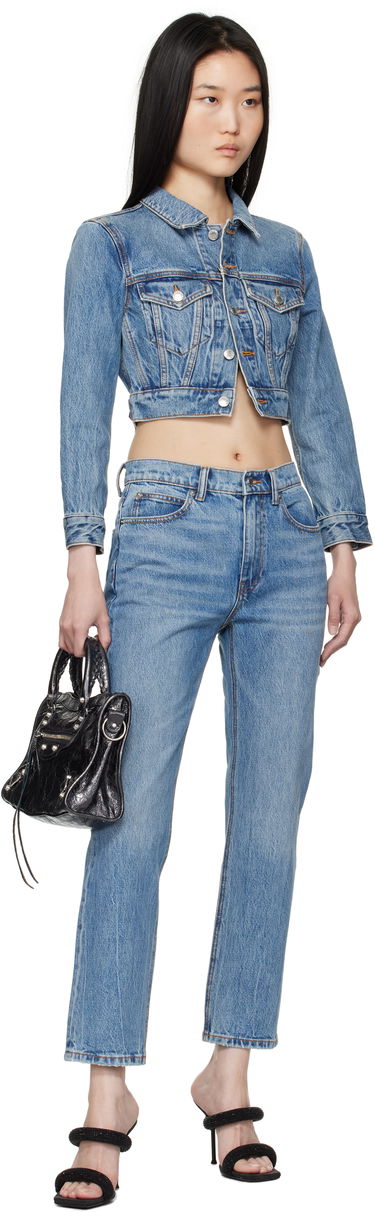 Džínsy Alexander Wang Alexander Wang OG High-Rise Stovepipe Jeans Modrá | 4DC1254606, 3