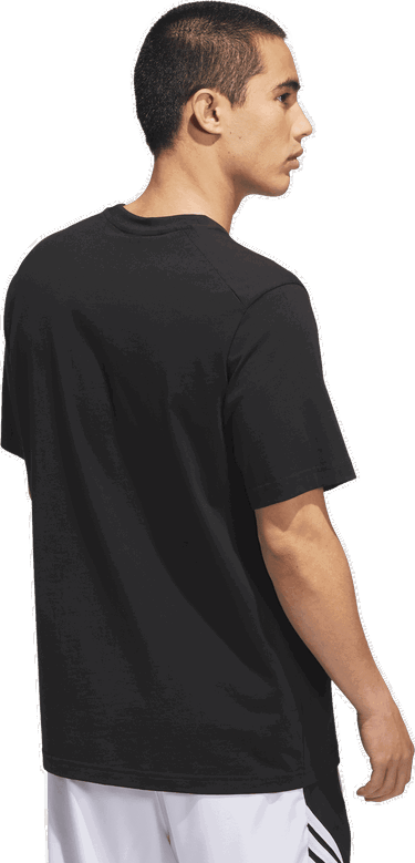 Tričko adidas Performance Basketball Graphic Tee Čierna | JX0083, 2