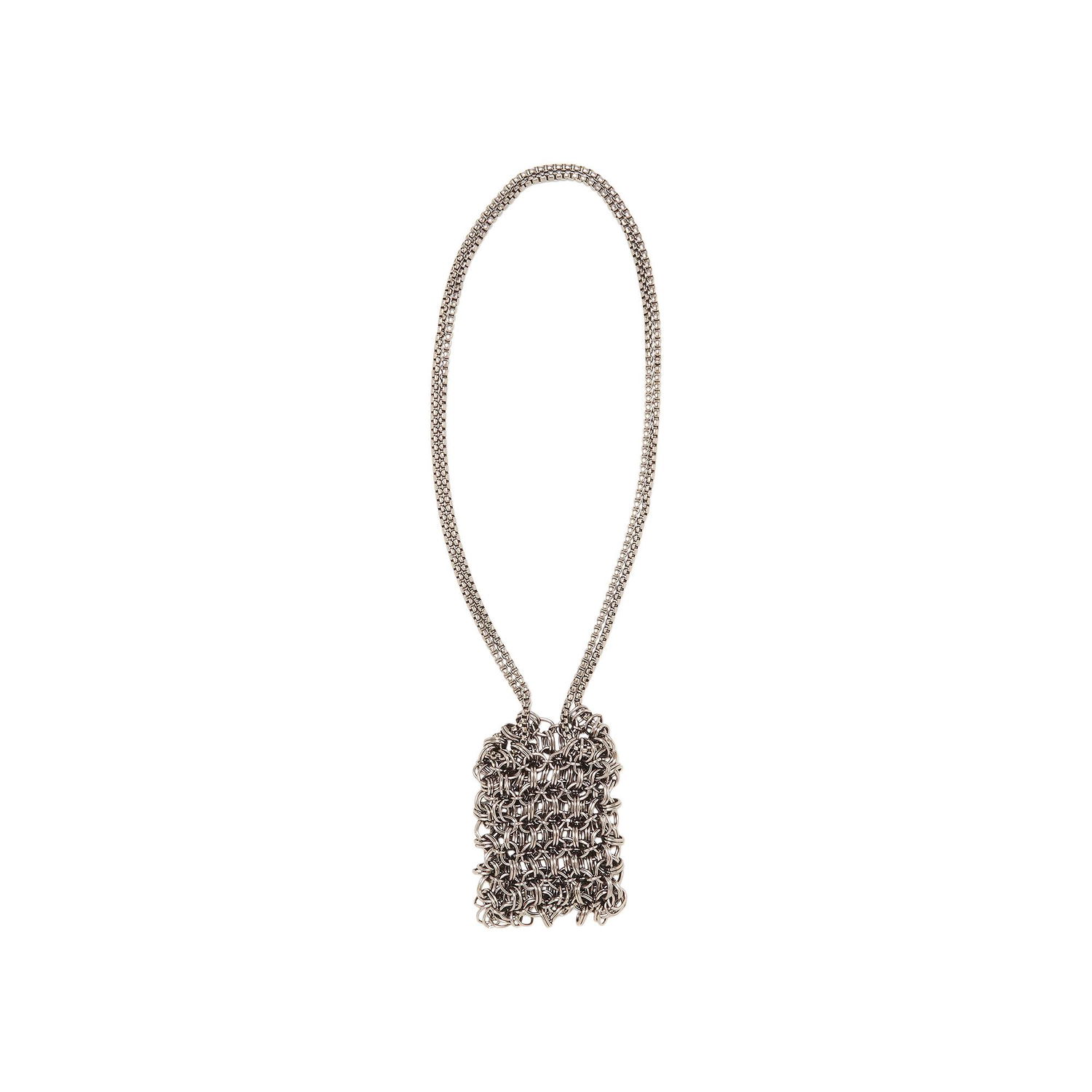 Taška cez rameno MARTINE ALI GOAT Exclusive Chainmail Double Strap Bag In Gunmetal Metalická | MA226162401 HSG, 1