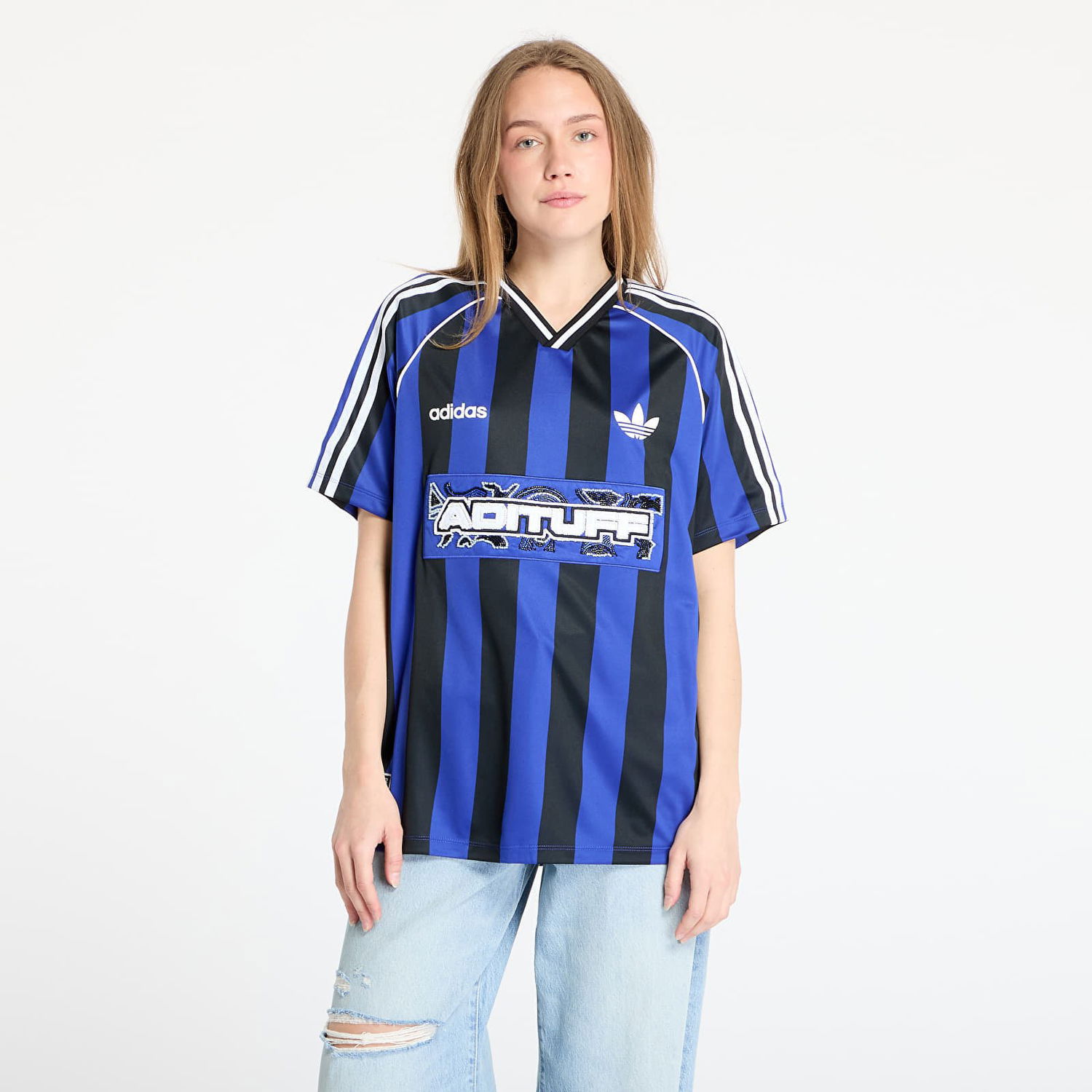 Dres adidas Originals Beads Jersey Modrá | KD2274, 0