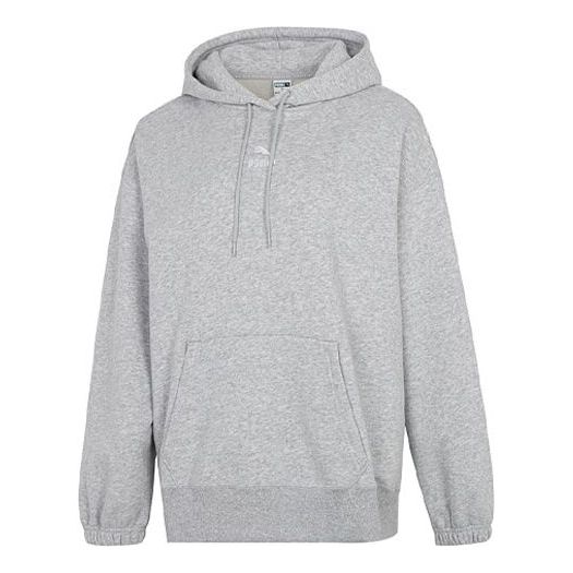 Mikina Puma Classics Oversized Logo Hoodie Šedá | 535320-04, 0