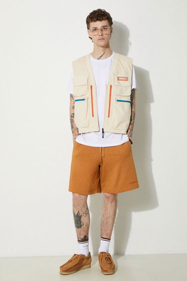 Šortky New Balance Shorts Oranžová | MS23550TOB, 1